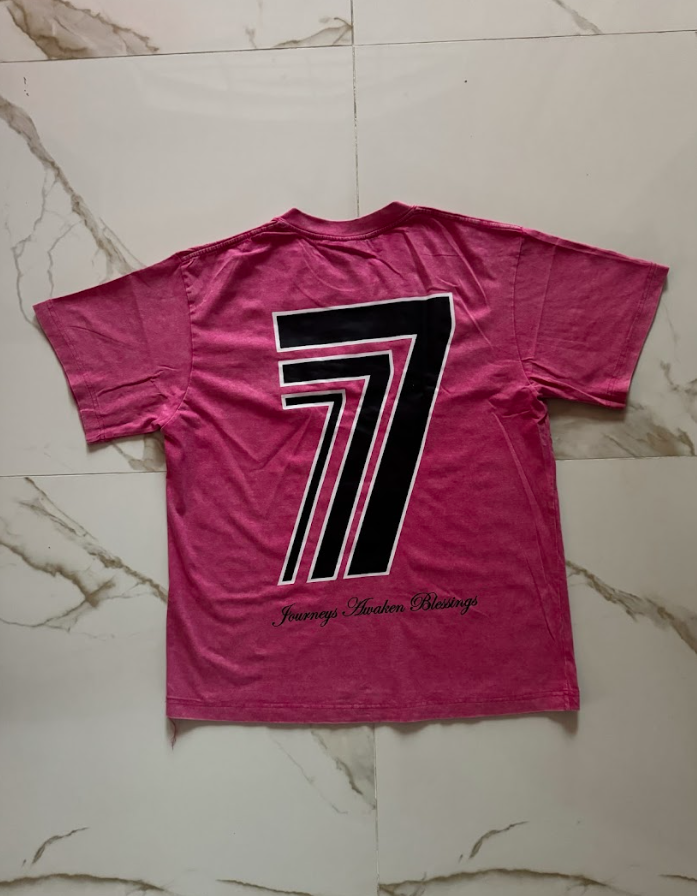 JAB Gallery Acid-wash shirt Pink